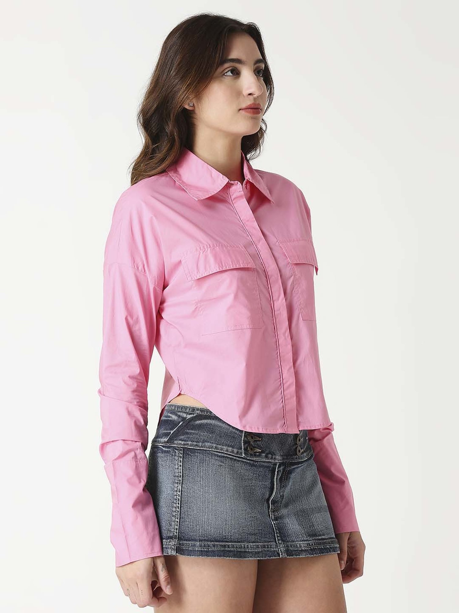 Remanika Pink Cotton Shirt