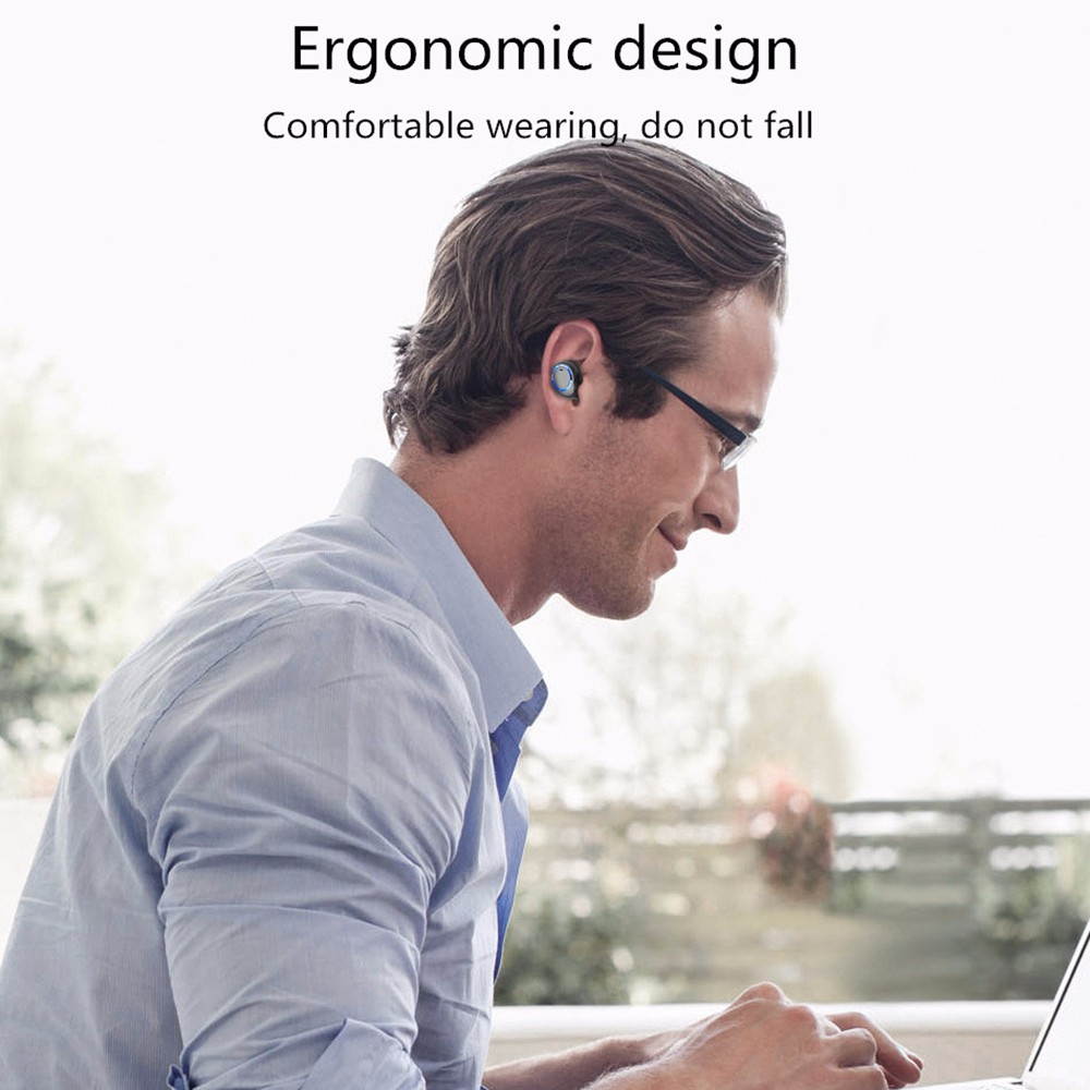 Awei TWS Binaural Bluetooth Earphones IPX4 Waterproof Wireless In-Ear Stereo Earbuds With MIC And Charging Dock