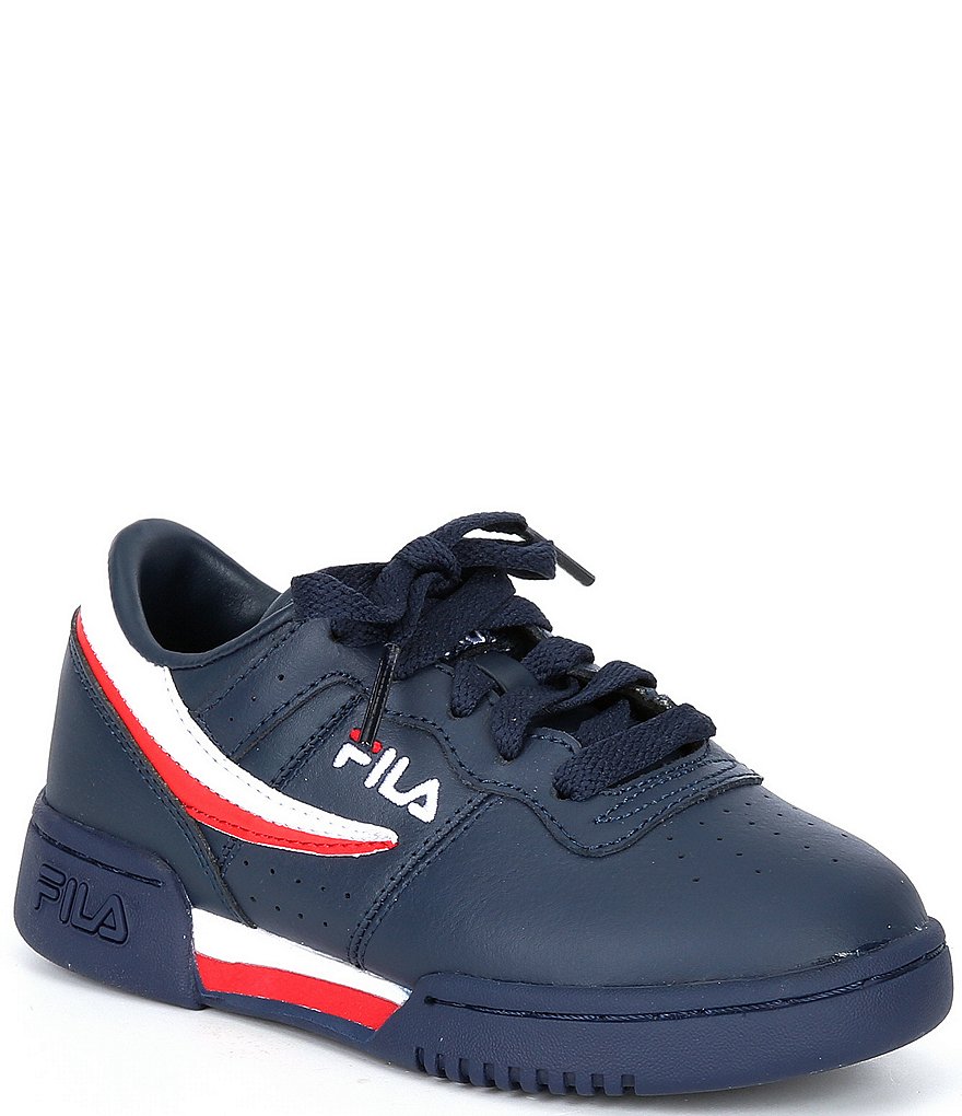 FILA Kids' Original Fitness Logo Detail Lace-Up Sneakers (Toddler)