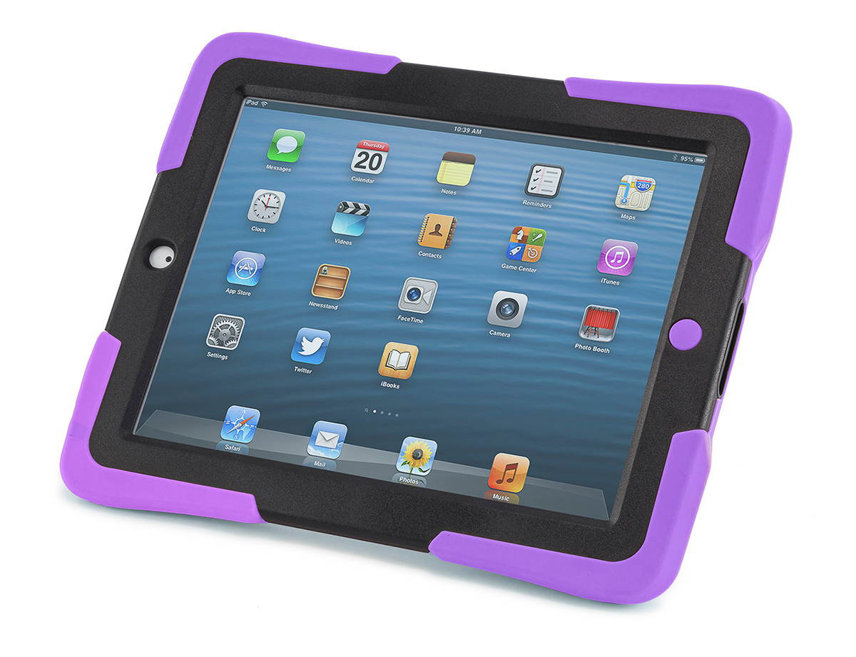 Caseiopeia Keepsafe Kick Rugged Heavy Duty iPad 2/3/4 Case with Kickstand and Screen Protector Designed for Kids and Schools