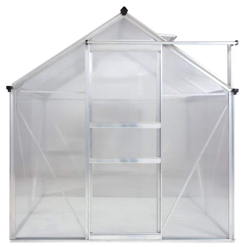 6'X 4' Walk-In Aluminum Greenhouse Clear - OGrow