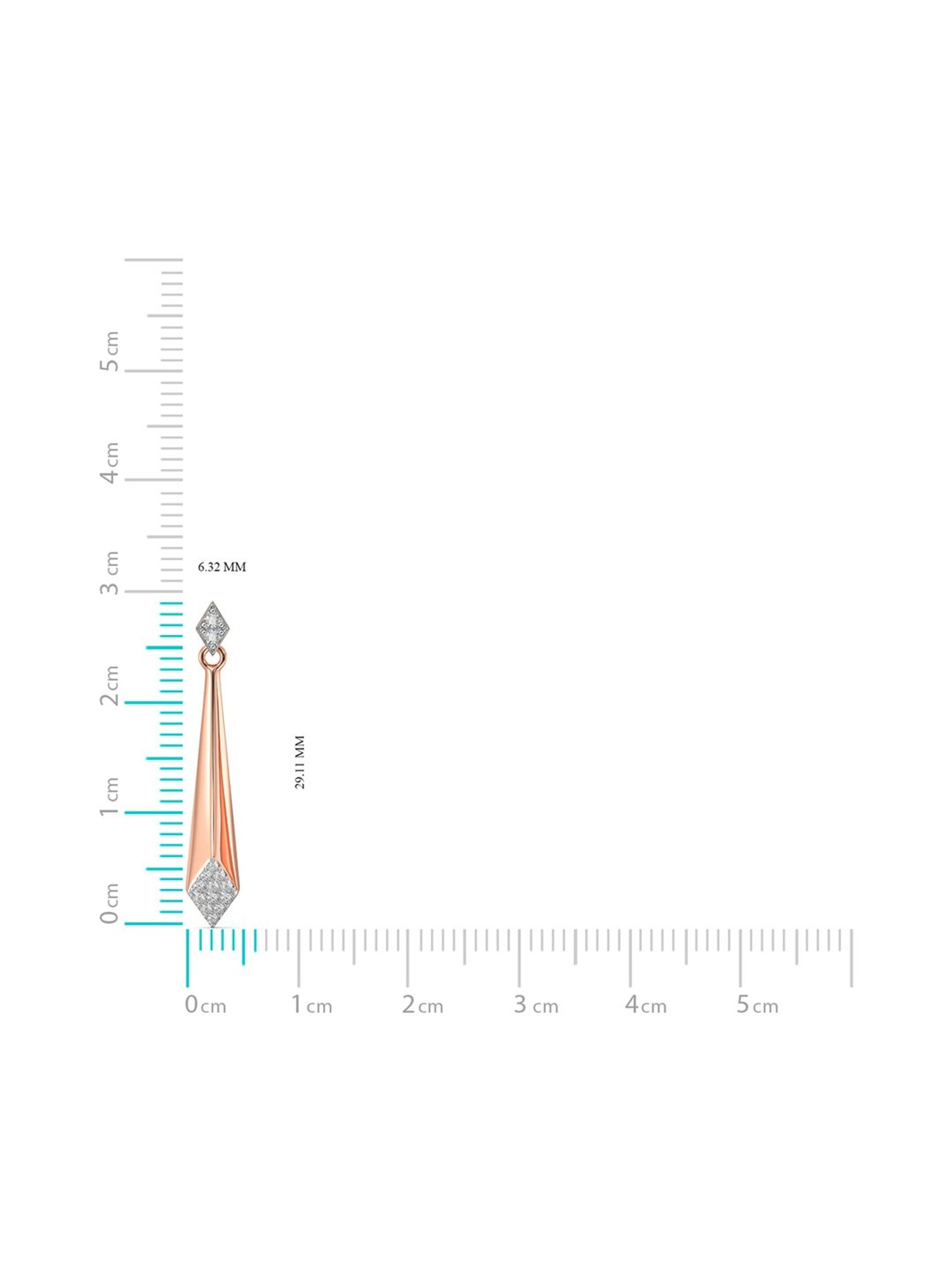 Joyalukkas 18 kt Gold & Diamond Drop Earrings