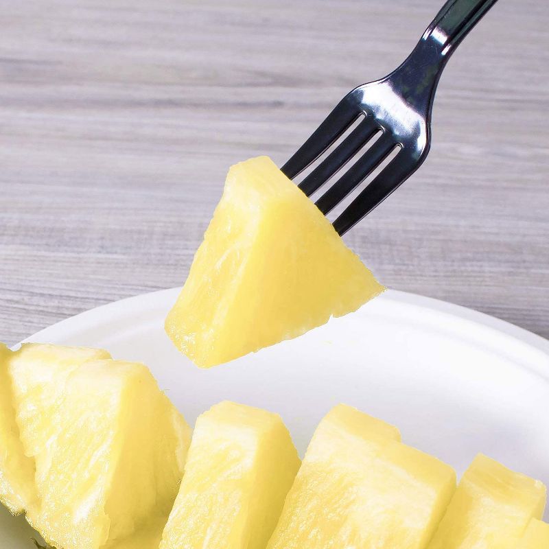 Karat Plastic Heavy Weight Disposable Cutlery Kit with Knife, Spoon, Fork, and Napkin for Restaurants, Diners, and Cafes, 250 Pack, Black