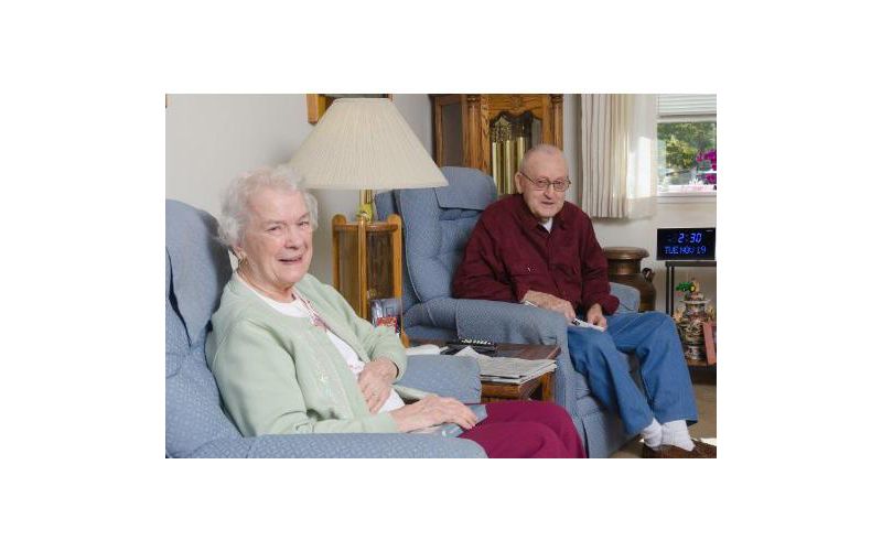 Ivation Big Oversized Digital Blue LED Calendar Clock with Day and Date - Shelf or Wall Mount&nbsp;(12 inches - Blue LED)