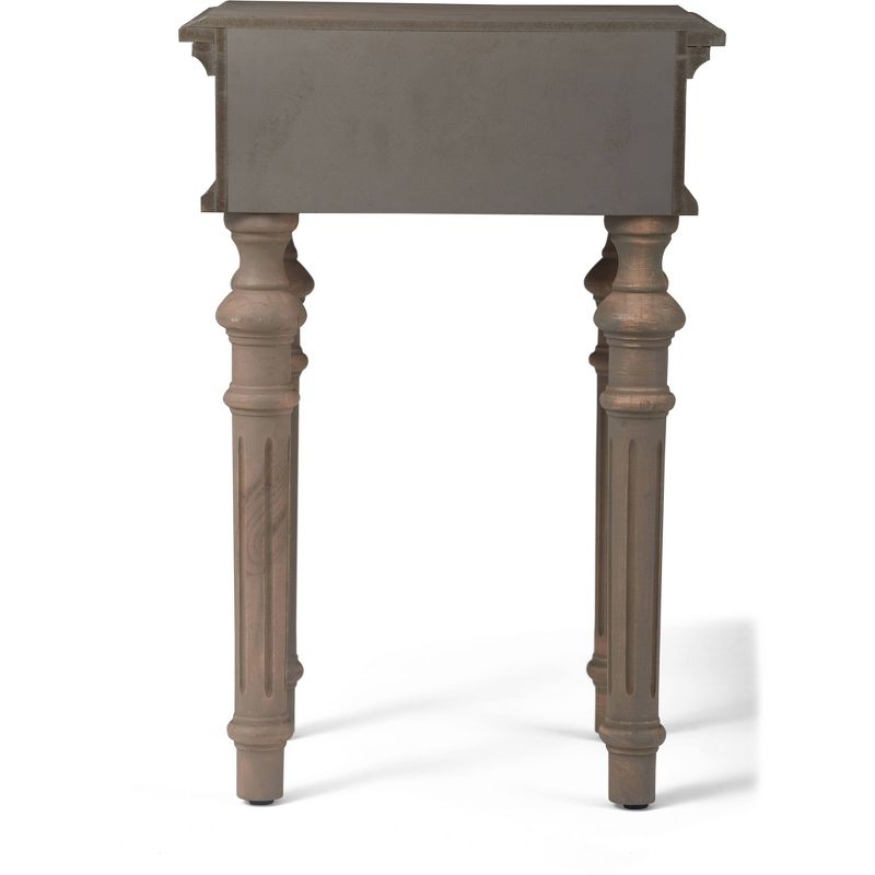 Cassatt 1 Drawer Side Table Gray - Finch