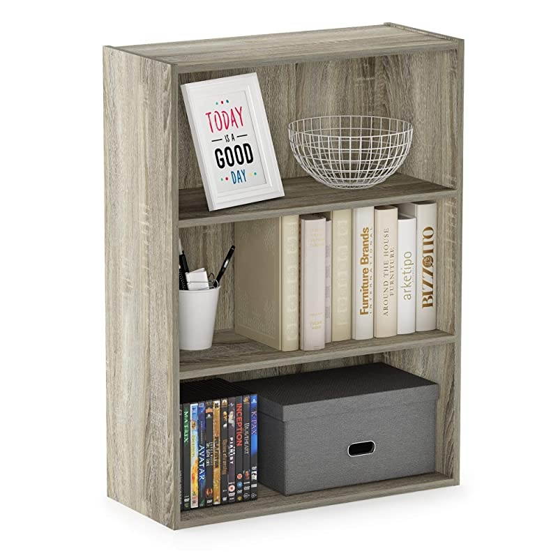 Pasir 3 Tier Open Shelf, Sonoma Oak