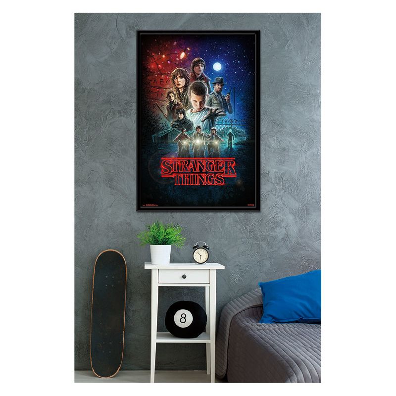 Stranger Things - One Sheet Framed Poster Trends International