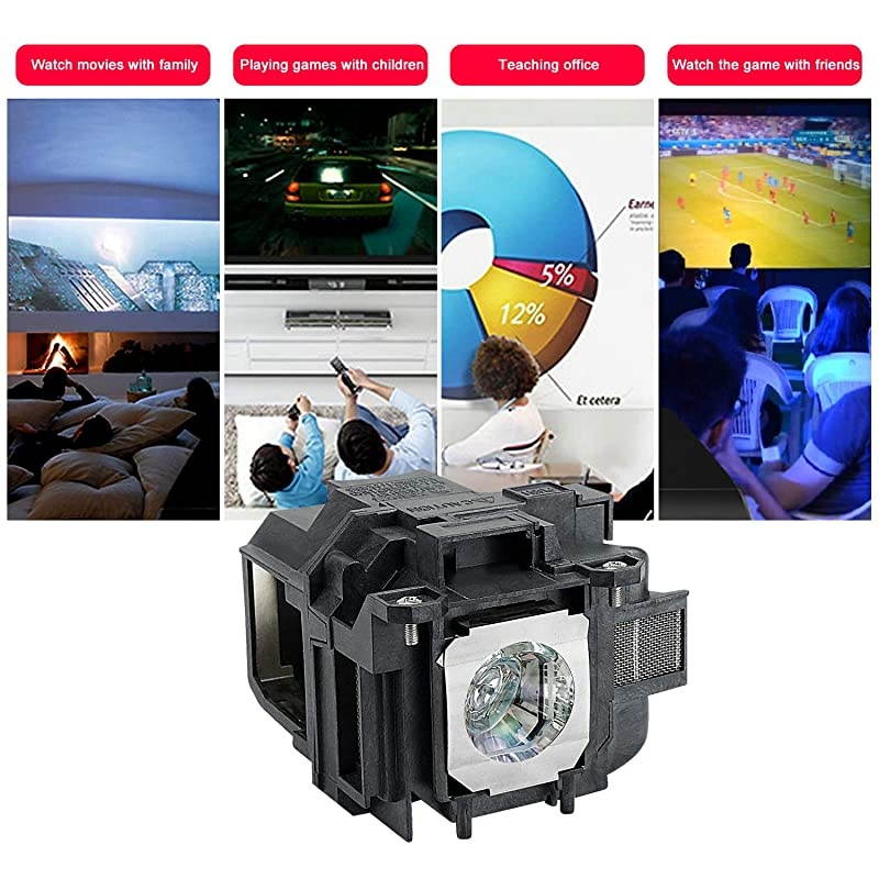 for EPSON ELPLP78 V13H010L78 EHTW490 EBX18EBX24 EHTW5100 EHTW5200 EHTW570 powerlite 965 Projector Replacemet Lamp by  Without Filter