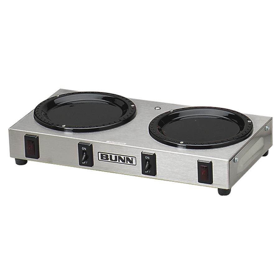 BUNN WX2 Two Station Warmer Plate, 130 W - Stainless Steel - Stainless Steel