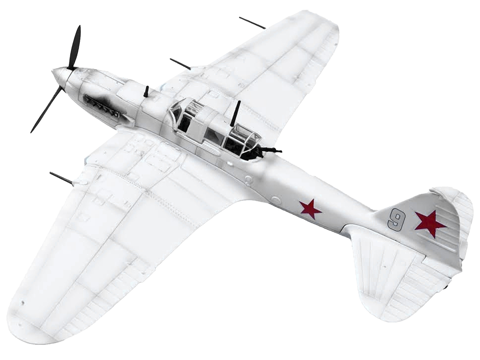 Ilyushin IL-10 Ground Attack Aircraft (USSR 1944) 1/72 Diecast Model by Warbirds of WWII