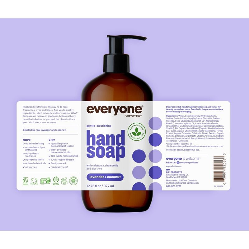 Raw Sugar Foaming Hand Wash Green Apple + Sweet Grass - 12 fl oz