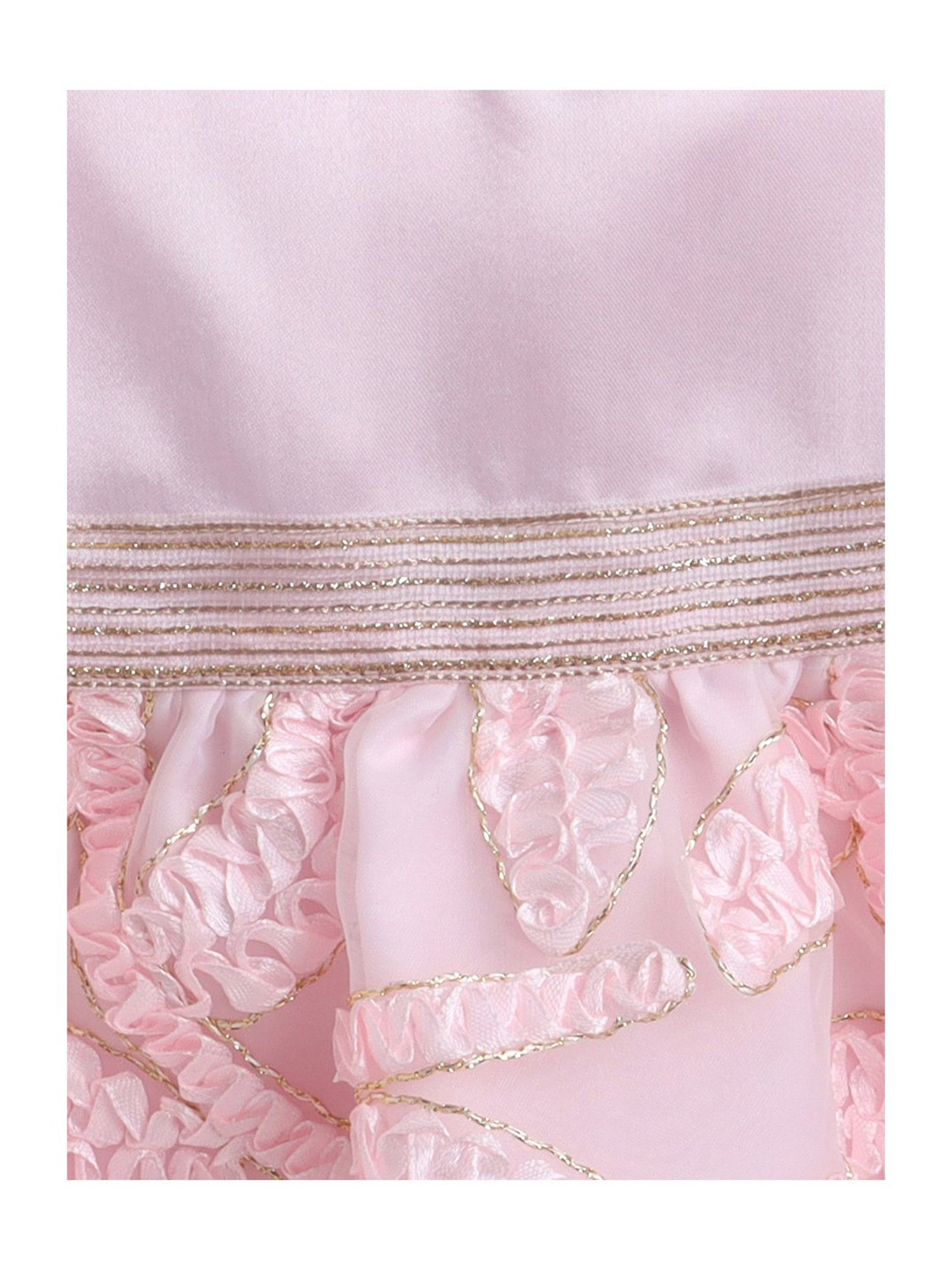 Pink Chick Kids Navy Solid Party Gowns