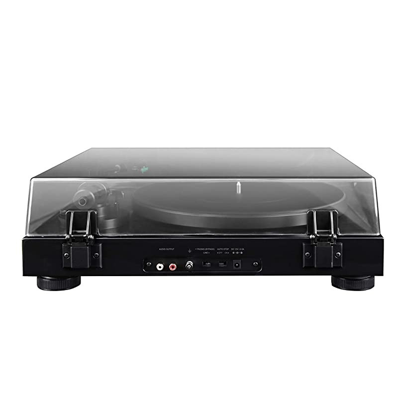 RT81 Elite High Fidelity Vinyl Turntable Record Player with Audio Technica AT95E Cartridge, Belt Drive, Built-in Preamp, Adjustable Counterweight, Solid Wood Plinth - Piano Black