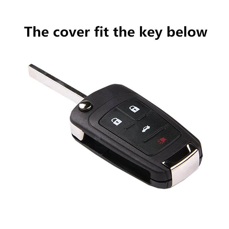 Hot Pink 4 Buttons Key Cover for Flip Folding Key Case Cover Silicone cover for 2010 2011 2012 2013 2014 Camaro