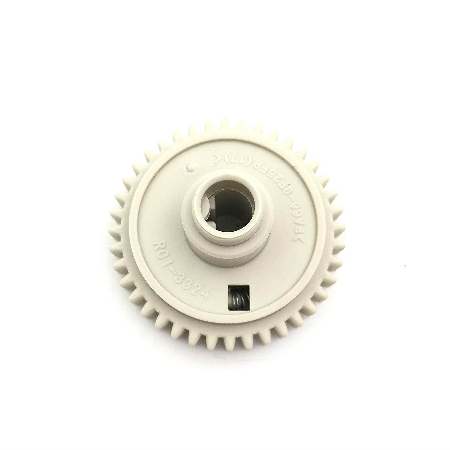 OKLILI 2PC X RC1-3324 RC1-3325 RC1-3324-000 RC1-3325-000 Upper Fuser Roller Gear Drive Gear Assembly 40T Compatible with HP 4200 4240 4250 4300 4350 4345