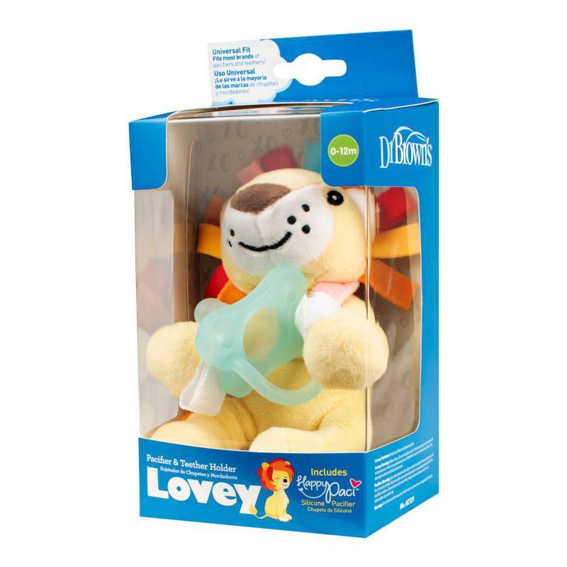 Dr. Brown's Lion Lovey with One-Piece Pacifier