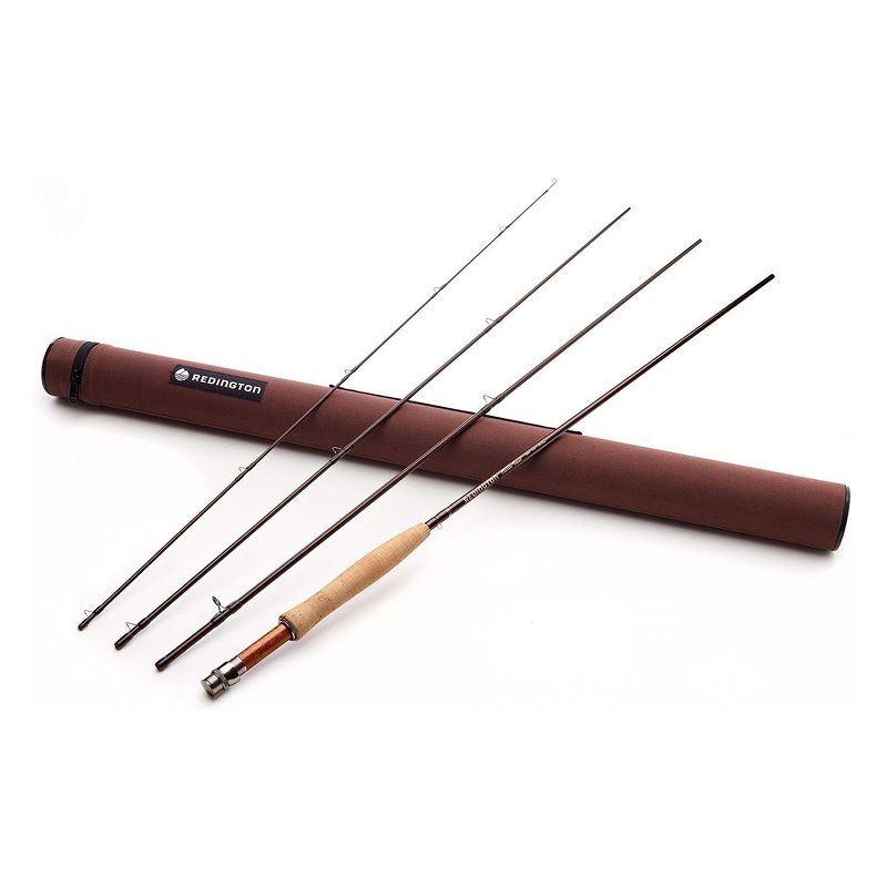 Redington 5WT Lightweight 4 Piece Classic Fresh Water Trout Angler Fly Fishing Rod, Red