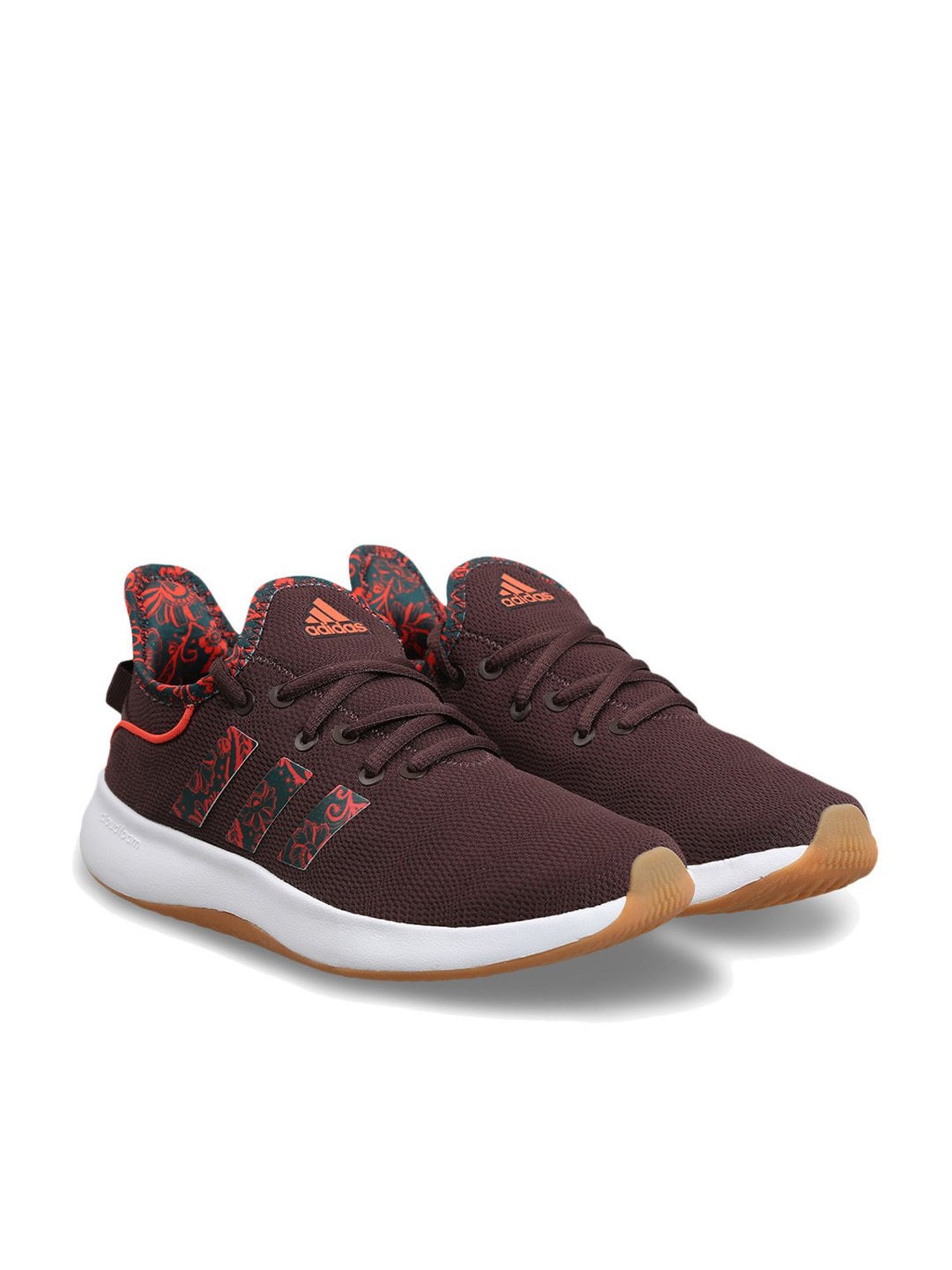 Adidas Women's CLOUDFOAM PURE SPW Burgundy Running Shoes
