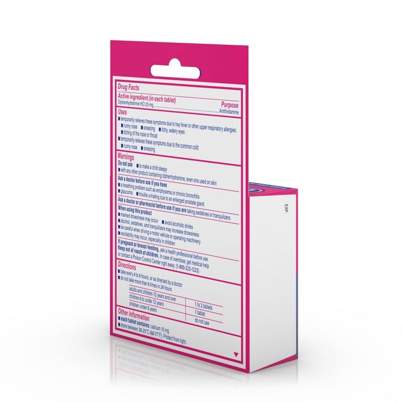 Benadryl Allergy Diphenhydramine UltraTab Antihistamine Tablet - 8ct