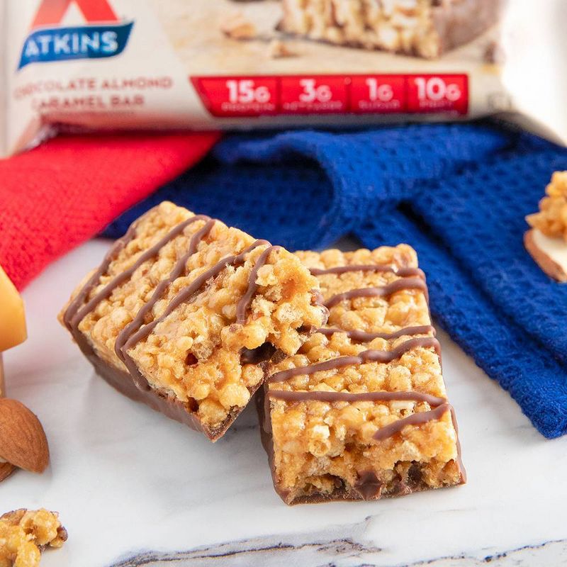 Atkins Almond Caramel Meal Bars - 8ct