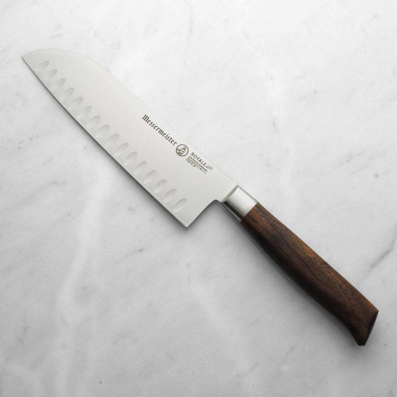 MESSERMEISTER ROYALE ELITE 7'' KULLENSCHLIFF SANTOKU KNIFE