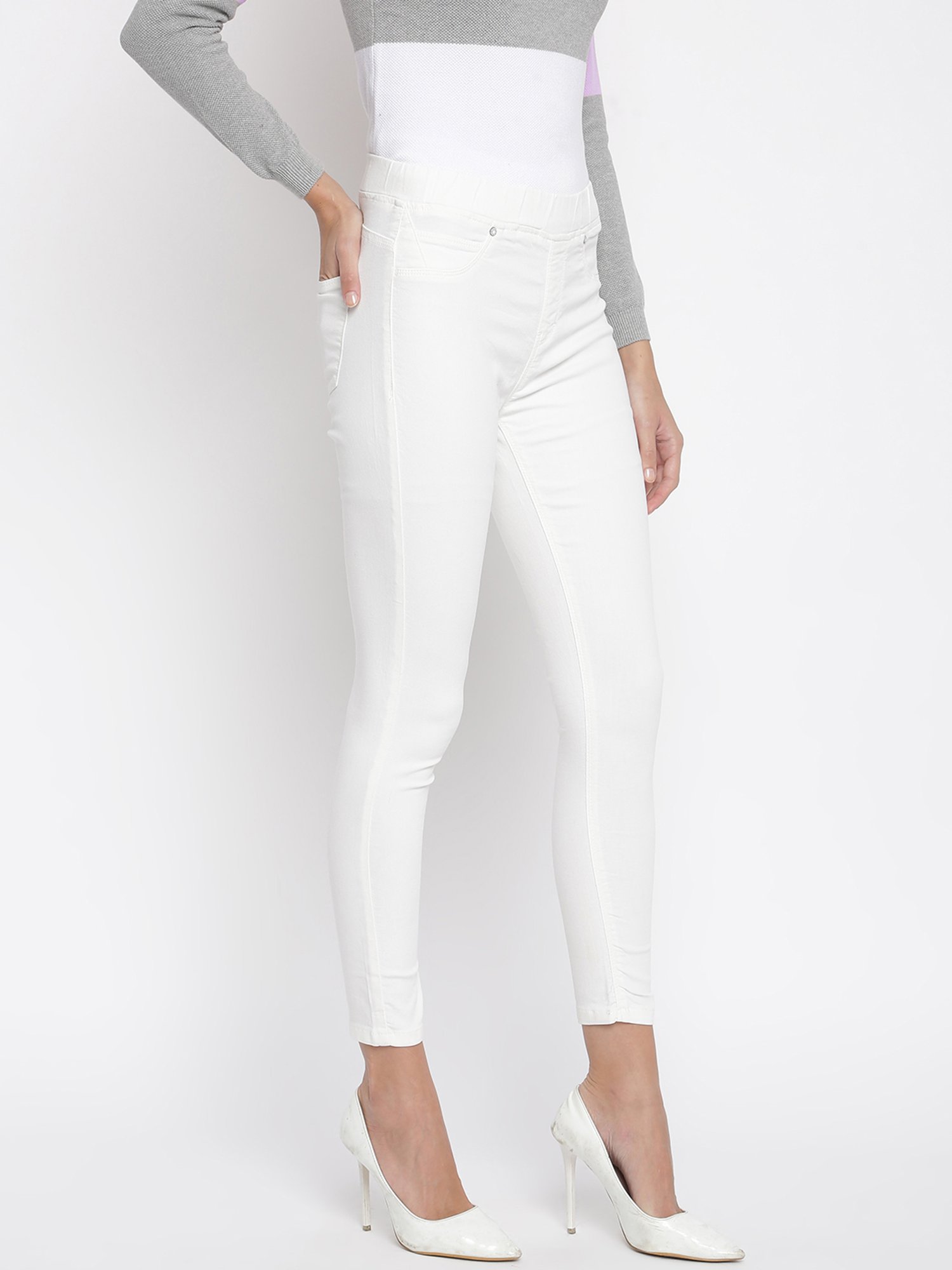 Tales & Stories White Jeggings