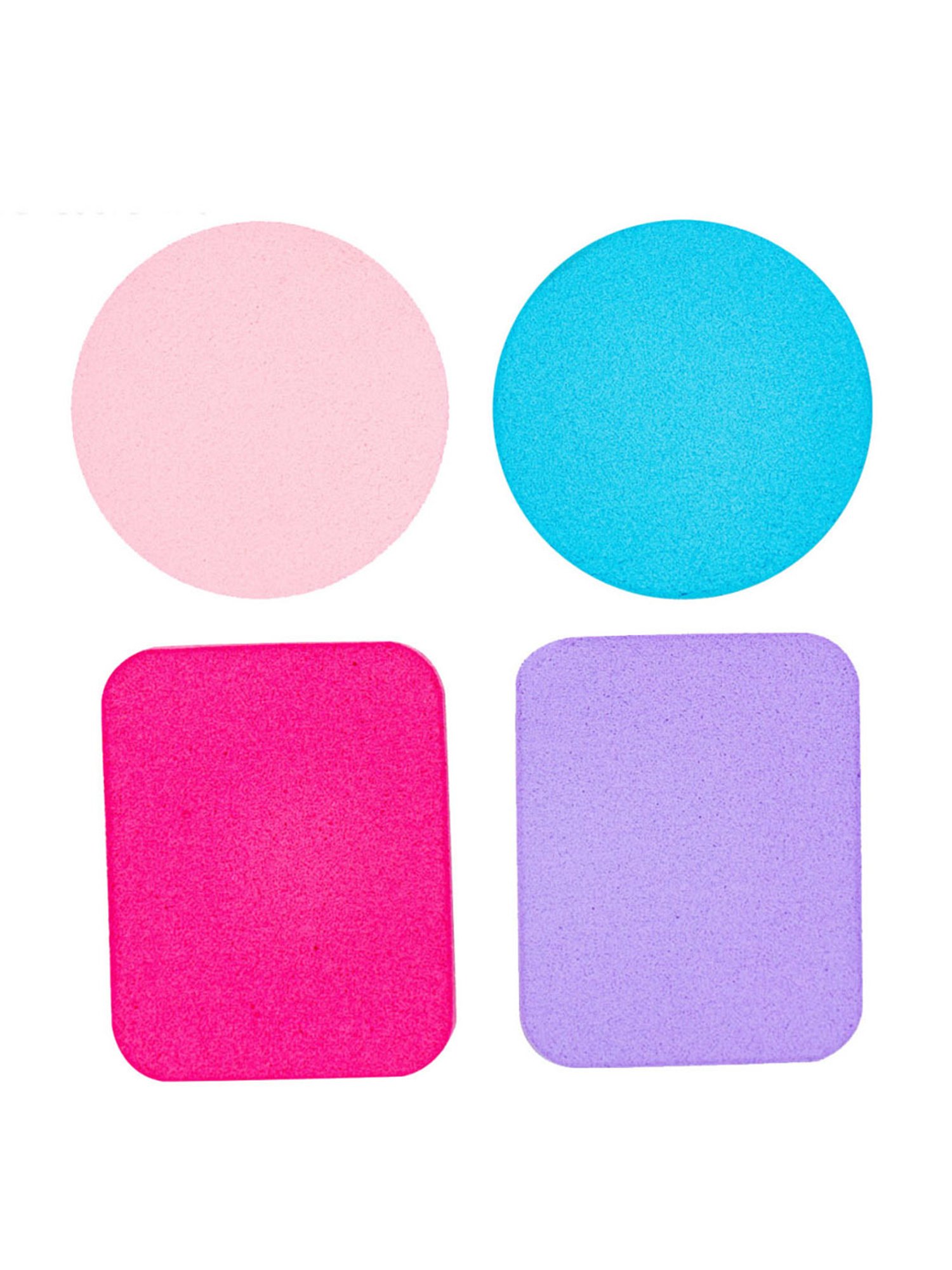 Beautiliss Professional Makeup Puff Sponge - Set of 6 (Colour & Shape May Vary)