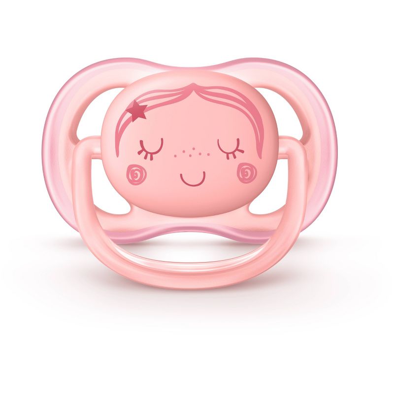 Philips Avent Ultra Air Pacifier 0-6m -  Pink/Peach - 2pk