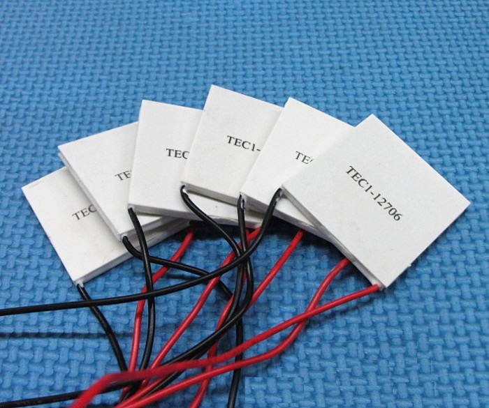 5pcs TEC1-12706 Semiconductor Thermoelectric Cooler Peltier Cooling Plate Module 12V 60W 92Wmax 40X40mm