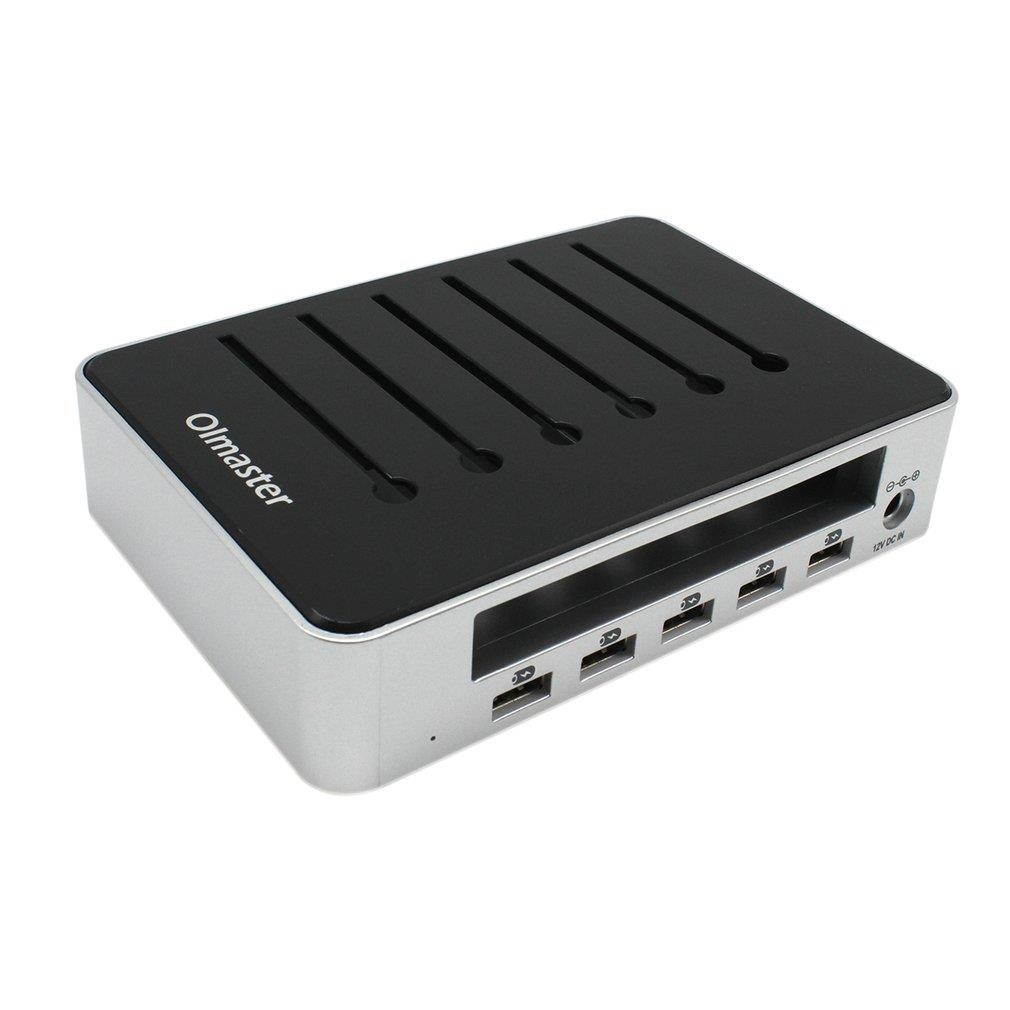 Olmaster Charging Dock 5 USB Ports Multifunction USB Hub With Stand Charger