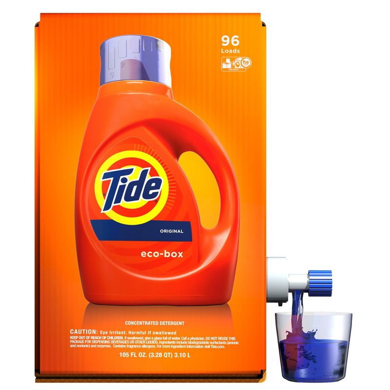 Tide Liquid Laundry Detergent Eco-Box - Original Scent - 105 fl oz