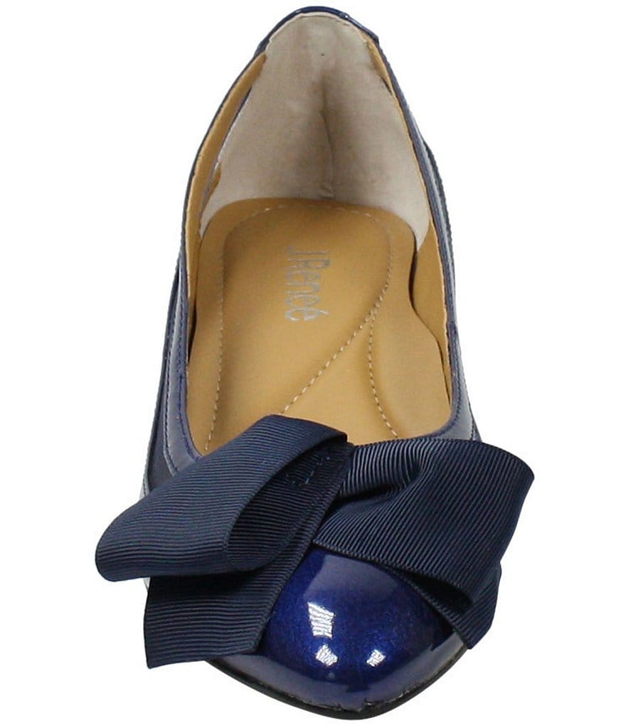 Trotters Kari Pearlized Leather Block-Heel Pumps