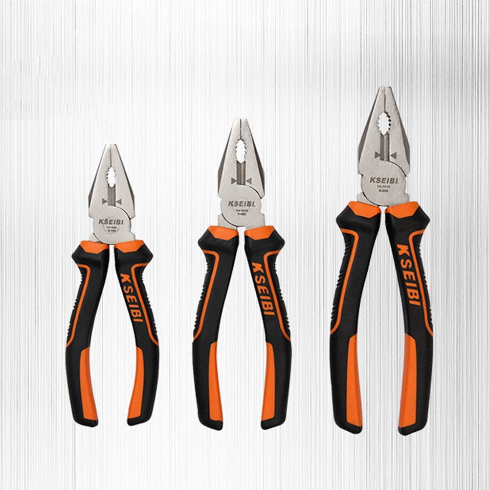 Multi-functional Vise Household Pliers Flat Mouth Pliers Car Emergency Tool (6 Inches)