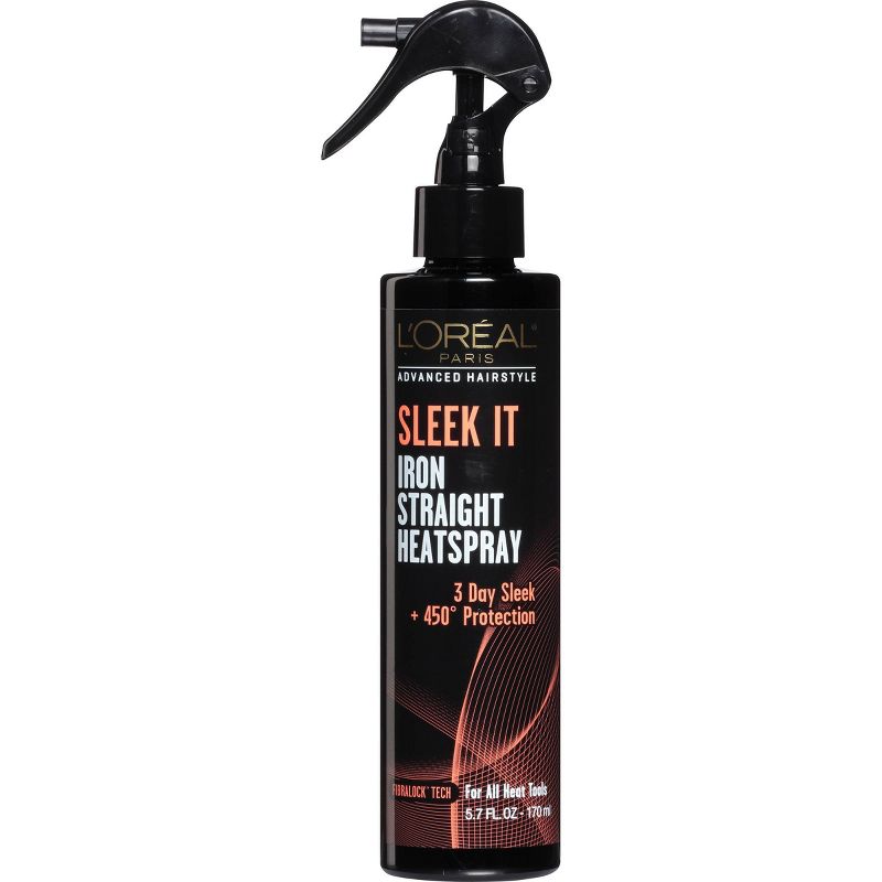 L'Oreal Paris Advanced Hairstyle Sleek It Iron Straight Heatspray - 5.7oz