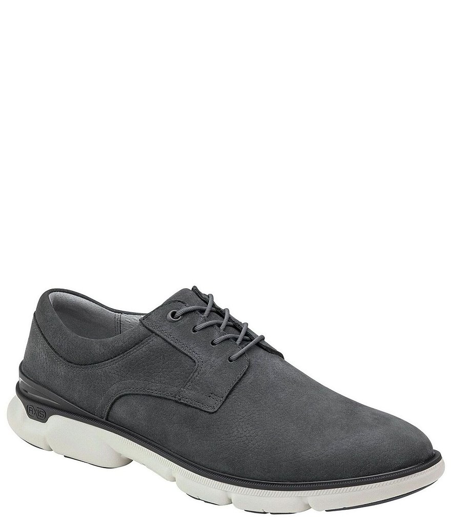 Johnston & Murphy Men's XC4 Tanner Nubuck Plain Toe Lace-Up Oxfords