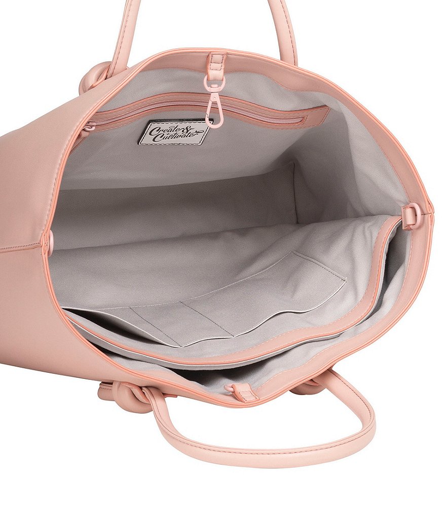 Create & Cultivate Essential Vegan Leather Tote Bag