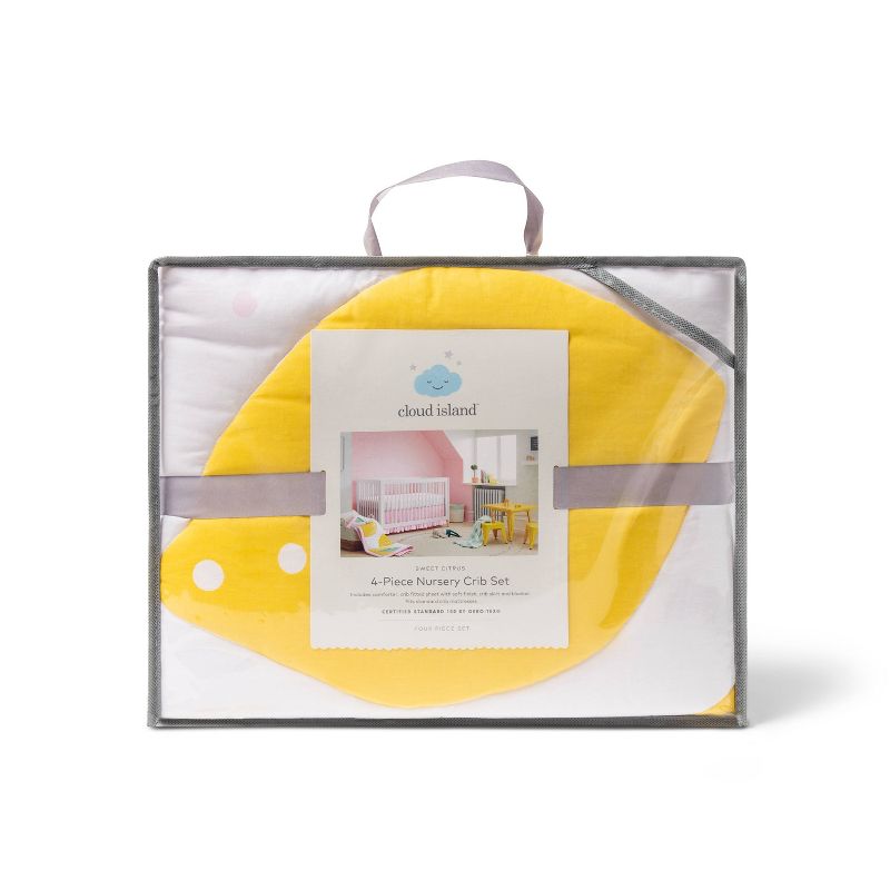 Crib Bedding Set Lemons 4pc - Cloud Island™