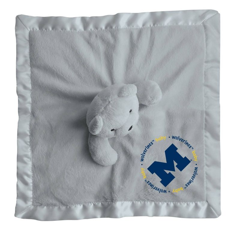 Hudson Baby Infant Boy Plush Blanket with Security Blanket, Boy Gray Fox, One Size