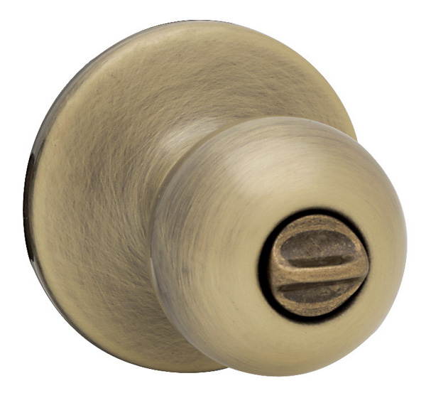 Kwikset 93001-496 Satin Nickel Polo Knob Privacy Set