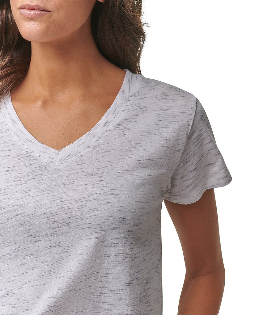 Marc New York Short Sleeve V-Neck Boyfriend Tee