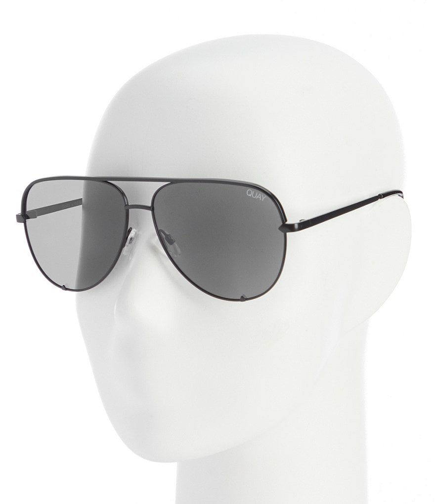 Quay Australia Polarized High Key Aviator Sunglasses