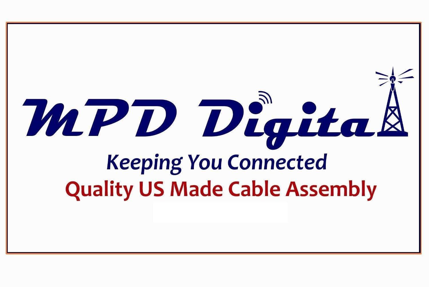Times Microwave lmr240-sma-mf-rg8x Times Microwave LMR-240 Coaxial Cable SMA Male to SMA Female Jumper -RF Antenna Extension Cable (25 Foot)