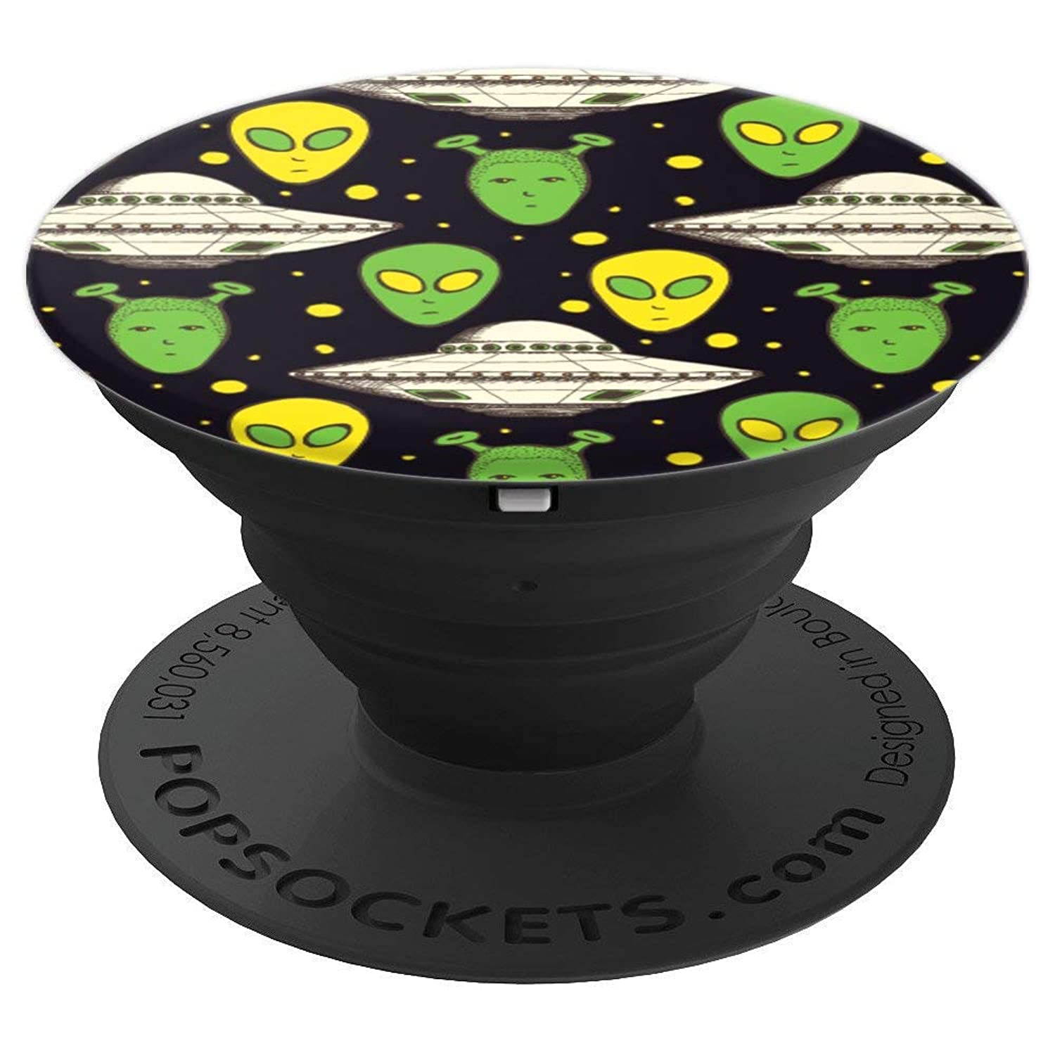 Alien Invasion - Aliens and UFOs PopSockets Grip and Stand for Phones and Tablets