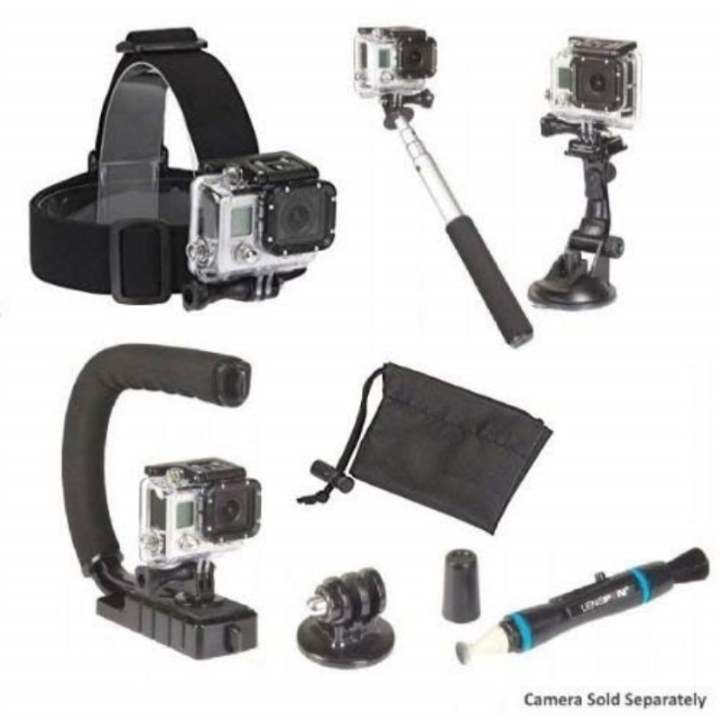 sunpak action camera accessory list