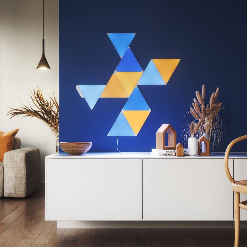 Nanoleaf 7pk Shapes Triangle Smarter LED Light Kit