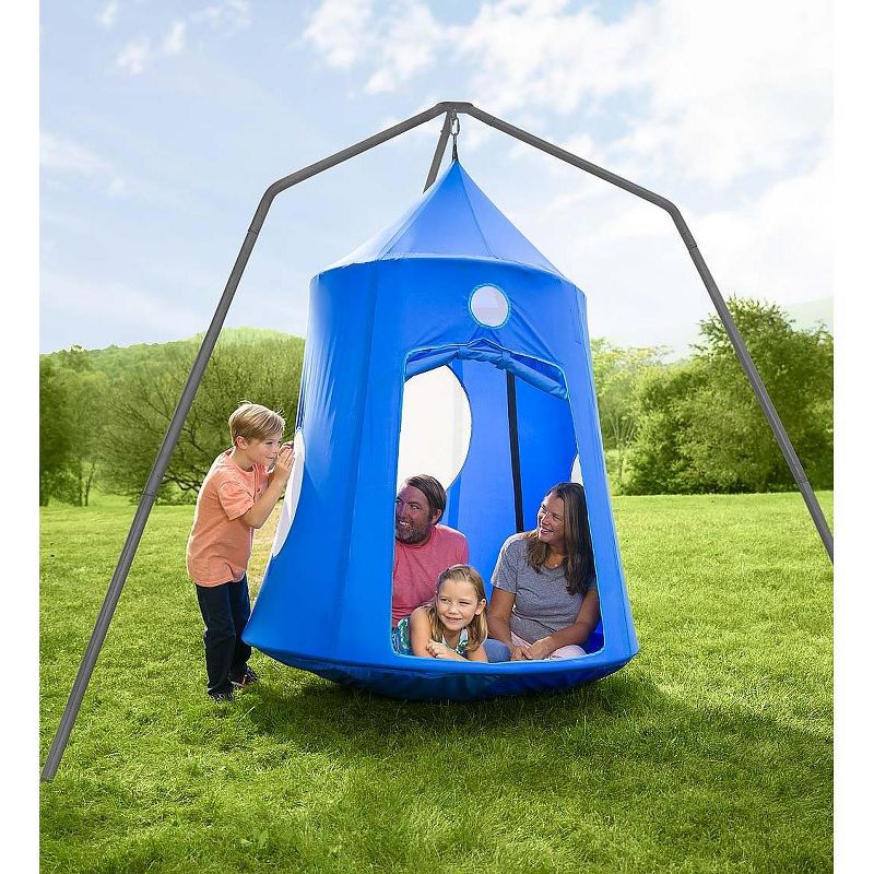 Magic Cabin - Outdoor Tent with Lights for Kids, Blue