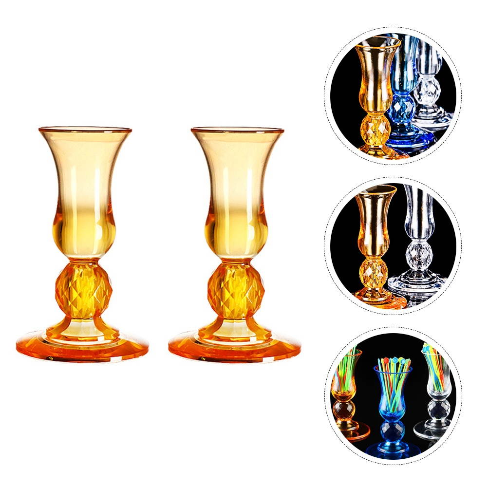 2 Pcs Durable Portable Practical Fruit Forks Container Fruit Fork Holder for Bar