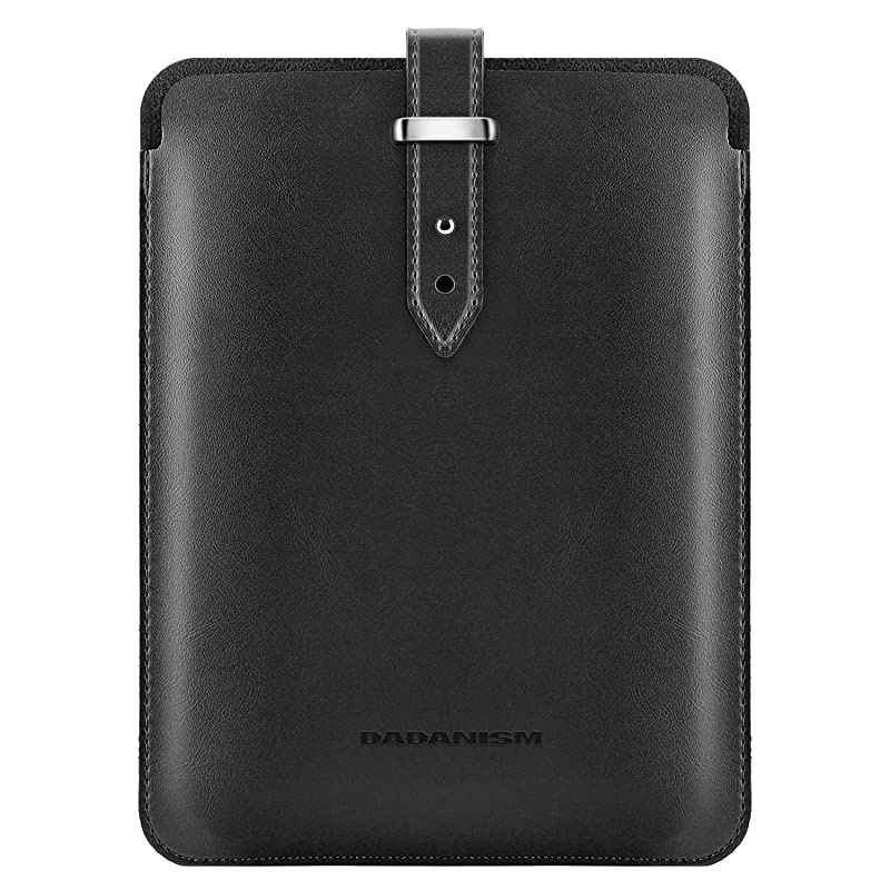 79quot Tablet Sleeve Case for iPad Mini 5 2019 Mini 4 3 2 1 Premium PU Leather Pouch Protective Cover Bag Ultra Lightweight Slim EReader Carrying Bag Black