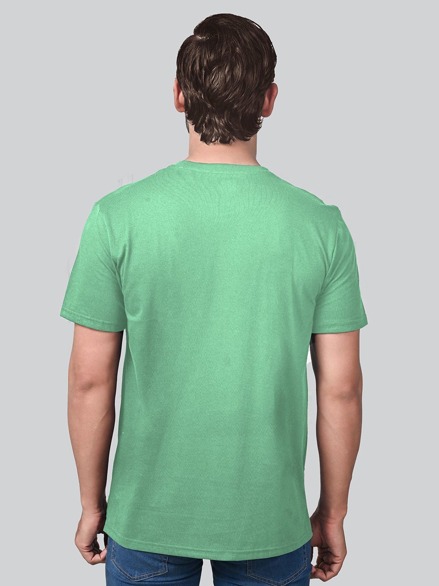 Lux Nitro Black & Green Regular Fit T-Shirt