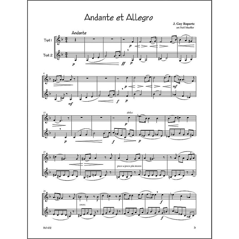 Carl Fischer Eight Famous Trumpet / Cornet Solos Arranged in Duet Form Book